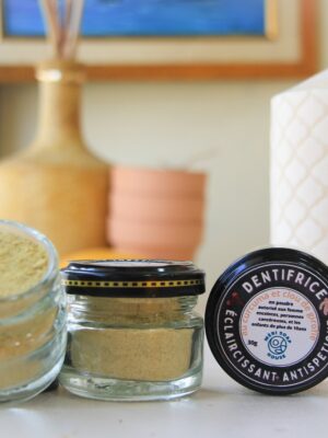 Dentifrice en poudre au curcuma & clou de girofle