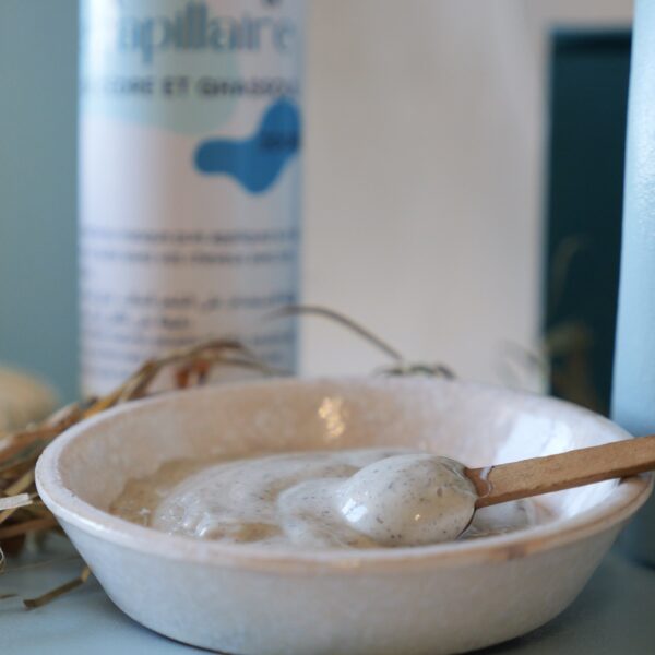 Masque capillaire à l'ortie, ghassoul et poudre cèdre