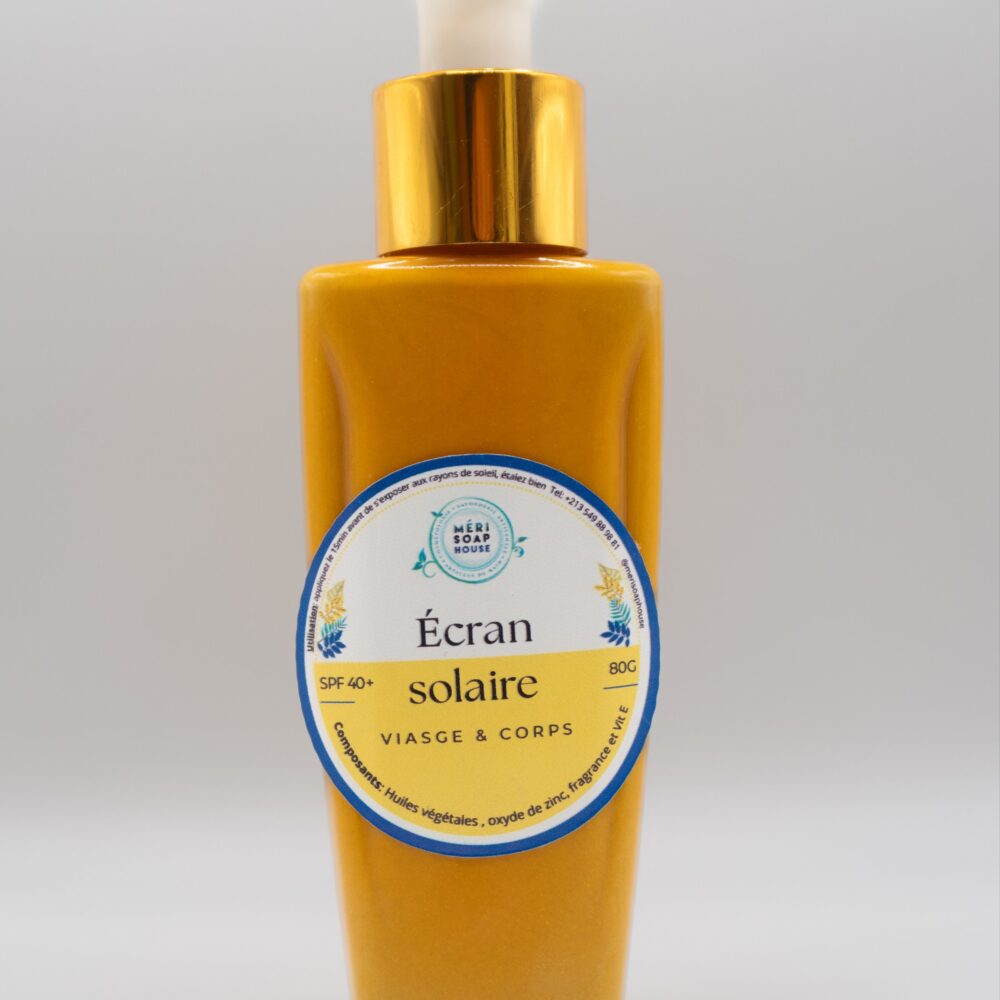 écran solaire SPF 40+