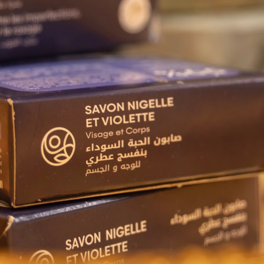 Savon violette et nigelle