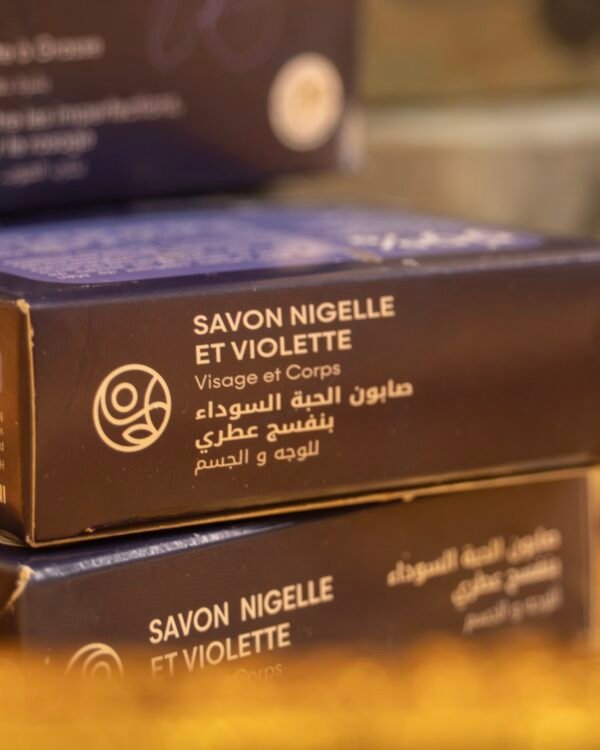 Savon violette et nigelle