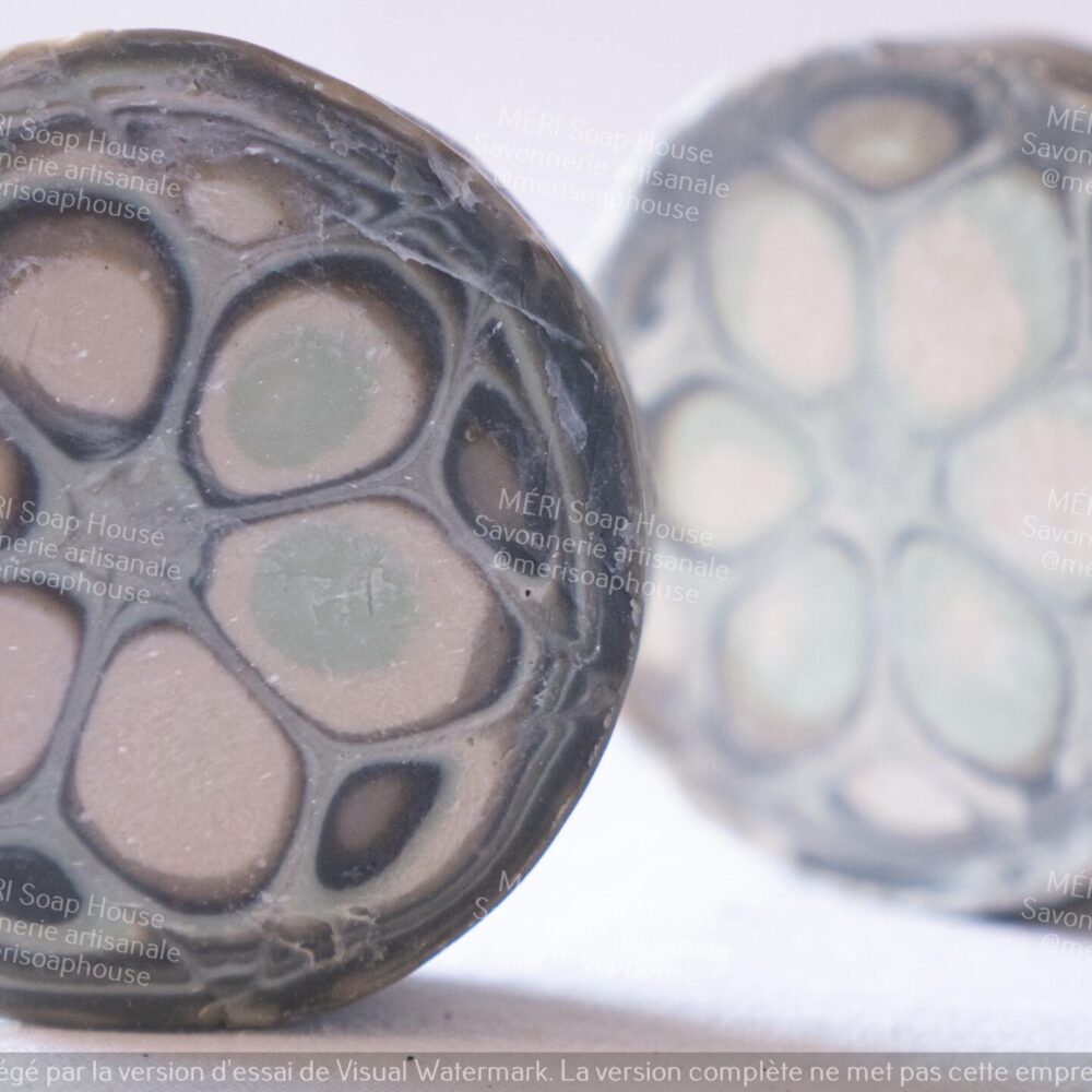 Savon argile verte et charbon
