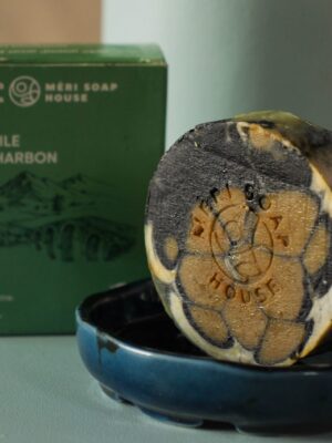 Savon argile verte et charbon