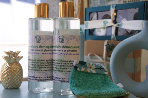 Eau micellaire à l'aloé vera et glycérine