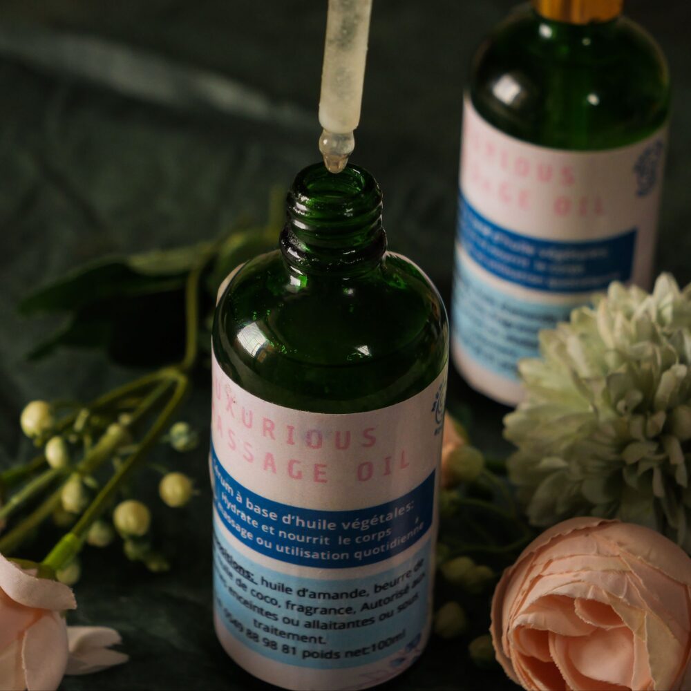Luxurious massage oil