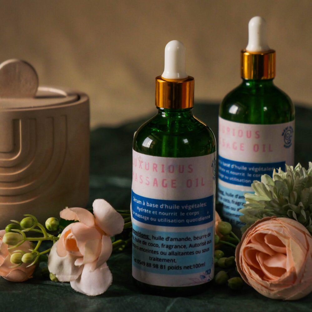 Luxurious massage oil