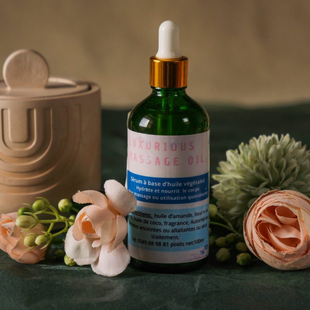 Luxurious massage oil