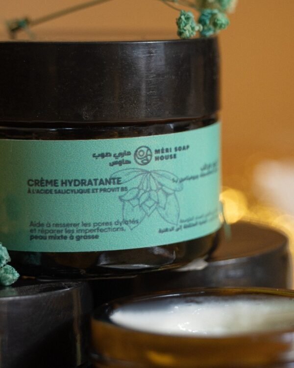 crème hydratante à l'acide salycilique
