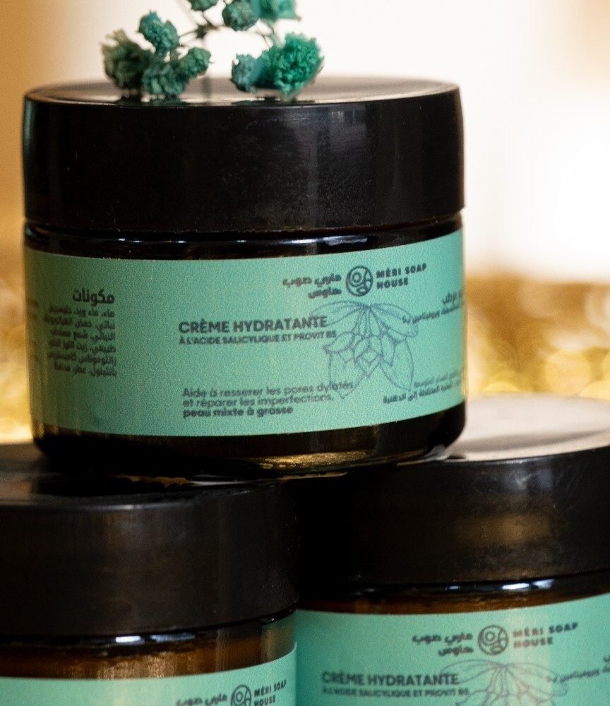 crème hydratante à l'acide salycilique