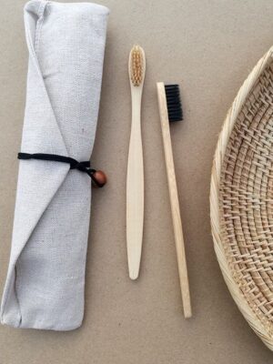 brosse à dent en bamboo