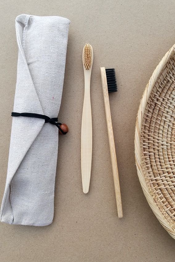 brosse à dent en bamboo
