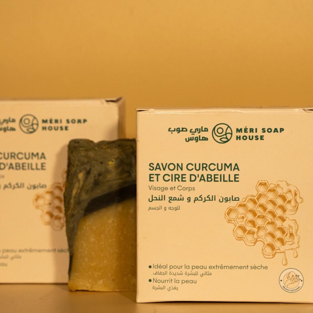 savon curcuma et cire d'abeille